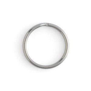 Inele despicate pentru chei, nichelate, 25 si 32 mm - Tandy Leather