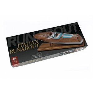 ITALIAN RUNABOUT - 1970 (Tip Riva Aquarama), Navomodel Amati, Scara 1:10 - Lungime 85cm - Img 2