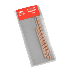 Kit scara din nuc pt navomodelism, 2x70mm, Amati - Img 2