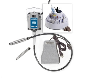 Kit sculptura lemn K.5200-22, 230 Volt cu doua piese de mana, Foredom