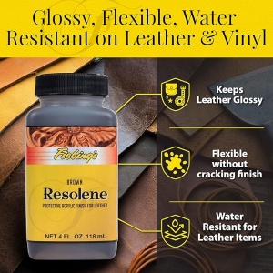 Lac acrilic protector pentru piele naturala Fiebing’s Acrylic Resolene (118 ml) - Img 8