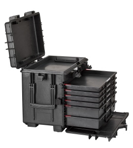 Lada de scule pe roti cu 6 sertare goale, cu RFID/NFC, 5140.BKT03.AH, 581 x 381 x 455 mm, Explorer Cases - Img 3