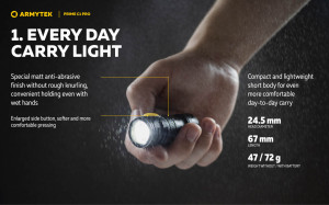 Lanterna EDC Armytek Prime C1 Pro White 1000 lm - Img 8
