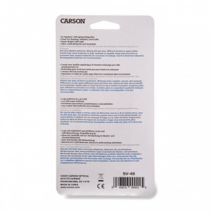 Lupa de mana putere 4x cu LED-uri asferice, Carson - Img 5