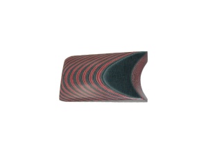 Micarta de in 9.5 mm Red/Black 2/2, pentru maner de cutit