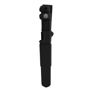 Morakniv Morkret Black Blade (C) – Cutit Survival Full-Tang Carbon 100Cr6 DLC 57.5 HRC Teaca Click-On MOLLE - Img 8
