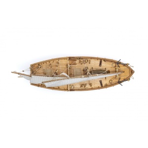 Nina - Caravela lui Columb 1492, Navomodel Amati, Scara 1:65 Lungime 37cm - Img 3