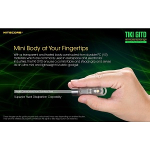 Nitecore TIKI GITD - Lanterna Breloc Fosforescenta - Img 8
