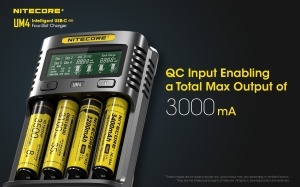 Nitecore UM4 - Incarcator USB Inteligent 4 Sloturi - Img 3