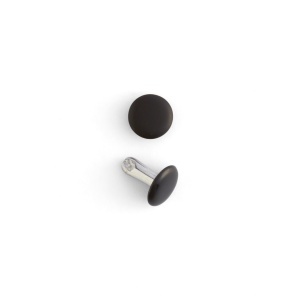 Nituri cu cap dublu, finisaje cupru, gunmetal mat, negru mat si alama masiva, set 100 buc - Tandy Leather - imagine 5