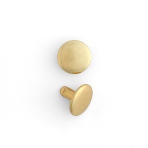 Nituri cu cap dublu lat 13 mm, finisaj gunmetal mat, set 100 buc - Tandy Leather - imagine 8