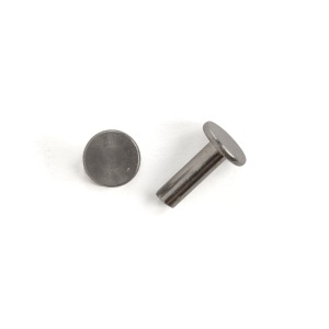 Nituri tubulare negru lucios sau inox, set 100 buc - Tandy Leather - imagine 4