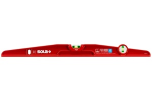 Nivela din aluminiu forjat, antisoc, magnetica, 2 bule, 60 cm, 0,5 mm/m SOLA MM 60 - imagine 2