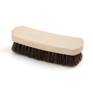 Perie de lustruit din par de cal 100% cu maner din lemn Tandy Leather