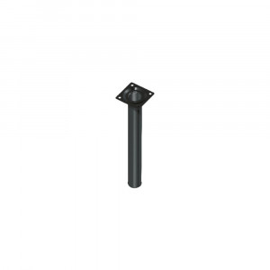 Picior mobila rotund Dolle Ø30x100 mm, culoare neagra