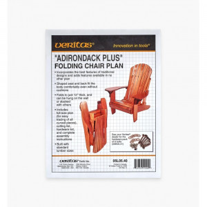 Plan scaun pliant Adirondack, Veritas Tools. - Img 5