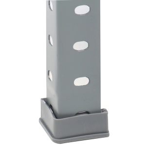 Raft metalic depozitare 5 polite, 80 kg / polita, 180 x 90 x 40 cm, gri - Img 3