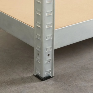Raft metalic pentru depozitare 180 x 90 x 40 cm, 5 polite, 175 kg/polita, galvanizat - Img 4
