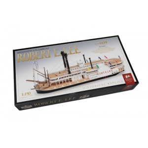 Robert E. Lee - Vas cu sbaturi, Navomodel Amati, Scara 1:150, Lungime 60cm - Img 5