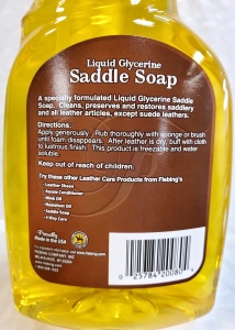 Sapun lichid cu glicerina spray pentru curatarea si intretinerea pielii Fiebing’s Liquid Glycerine Saddle Soap - Img 3