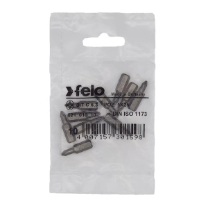 Set 10 biti Felo, seria Industrial profil Pozidrive, C6.3, PZ1, 25mm - Img 1