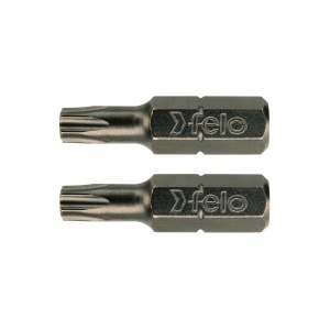 Set 2 biti Industriali profil Torx, Felo, C6.3, TX20, 25mm