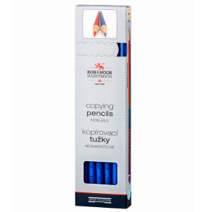 Set 5 creioane chimice speciale pt transfer pe busteni sau de tamplarie KOH-I-NOOR ALBASTRU - Img 3