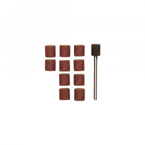 Set ax si 10 tamburi din corindon pentru slefuire, 10mm, GR150, Proxxon 28980 - Img 2