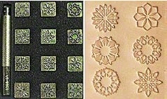 Set de stante "Geometric" pielarie, Leder haus