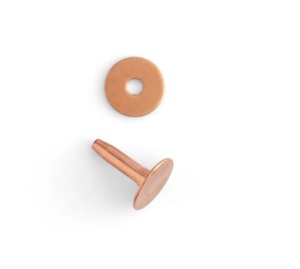 Set nituri cu saibe din cupru pielarie Tandy Leather, 9 mm