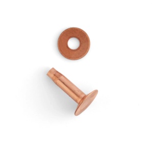 Set nituri cupru pielarie nr. 12 pielarie, Tandy Leather 13 mm