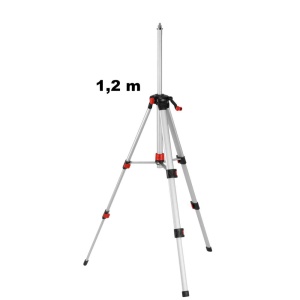 SKIL 2610395906 Trepied mare, polivalent, 1.2m, in geanta din material textil + adaptor pentru montarea uneltelor de nivelare şi a altor obiecte - Img 1