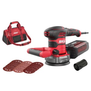 SKIL 7480 DA, Slefuitor cu zgomot si vibratii reduse SR1E7480DA, 400W, + geanta si accesorii - Img 1