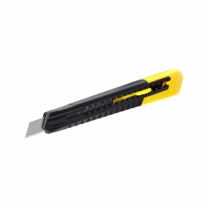 Stanley 0-10-150, Cutter cu blocare prin glisare, dispozitiv de rupere a lamei, 130mm + o lama segmentata 9mm - Img 2