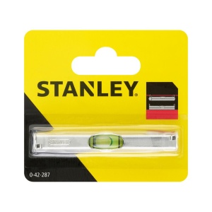 Stanley 0-42-287, nivela pentru fir din aluminiu, 8 cm, o fiola, prevazuta cu doua carlige - Img 3