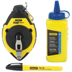 Stanley 0-47-681, set sfoara de trasare + creta albastra + marker, blister - Img 2