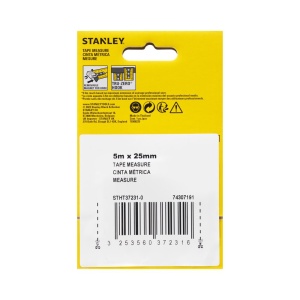 Stanley STHT37231-0, Ruleta 5m CONTROL-LOCK™, BladeArmor®, protectie din cauciuc, frana de deget, magnet detasabil, rupere la 3.5m, tru-zero, 5m x 25mm - Img 6