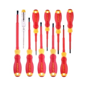 Stanley STHT60032-0, Set 10 surubelnite subtiri VDE, tip PZ, PH drepte si tester de tensiune - Img 1