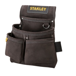 Stanley STST1-80116, suport din piele pentru curea, 4 buzunare pentru scule - Img 2