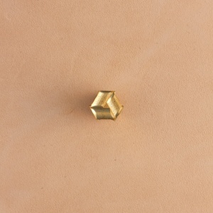 Stanta de embosare din alama, model tri-weave dimensional (Dimensional Triweave) - Tandy Leather 8900-35 - Img 3