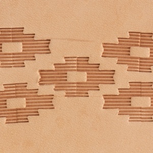 Stanta de margini embosare din alama, model piramida (Pyramid) - Tandy Leather 8900-22 - Img 2
