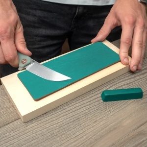 Strop din piele BeaverCraft LS2 cu pasta (200 x 75 mm, grosime 4-5 mm) - Img 14