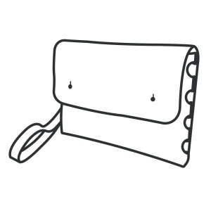 Tipar hartie geanta de mana (wristlet) Cheyenne (Cheyenne Wristlet) - Tandy Leather 56419-00