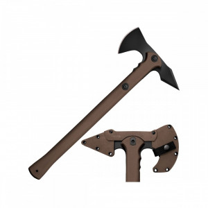 Tomahawk Cold Steel Trench Hawk 1055 Carbon Steel (Black / OD Green / Flat Dark Earth) - Img 9