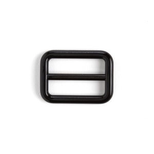 Trecatori (strap slides) negru lucios, 16-38 mm - Tandy Leather - imagine 3