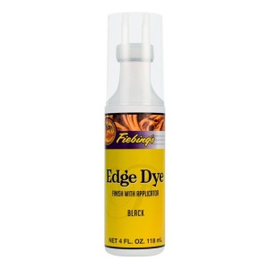 Vopsea canturi piele cu aplicator Fiebing's Edge Dye Finish (118 ml) – Finisare Rapida si Uniforma