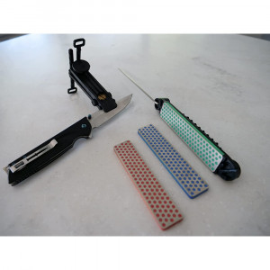 A-PROKIT Kit de ascutire Aligner Dia-Sharp Whetstone, cu pietre de ascutit diamantate in cutie robusta, DMT - Img 5