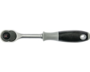 Antrenor cu clichet reversibil WGB 1/4" 140 mm, crom-vanadiu, cu pârghie de inversare - Img 3