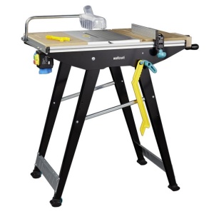 Banc de lucru 4 in 1 Wolfcraft Master cut 1500 6906000, sarcina maxima 200 kg - Img 1