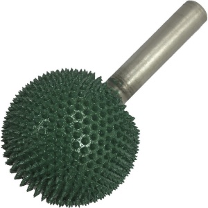 Biax sculptura lemn SABURR - cap sferic, tija Ø6 mm, 25 x 25 mm